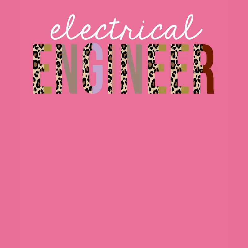 Electrical Engineer Leopard Print Funny Gift