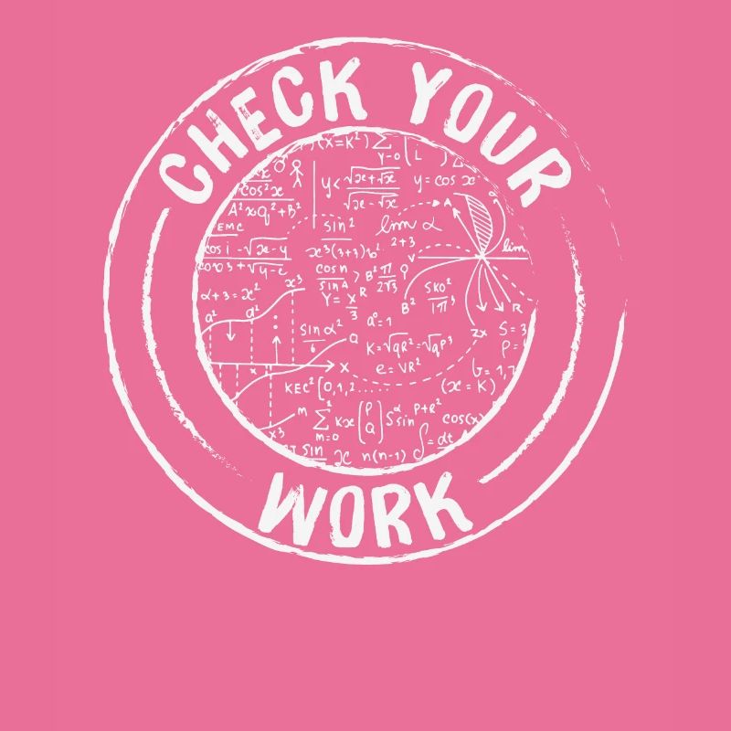 Check Your Work Math Quotes