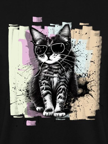 Katze Mit Sonnenbrille