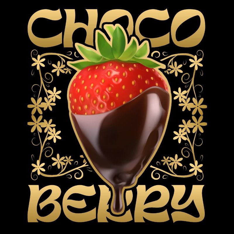 Erdbeere mit Schokolade