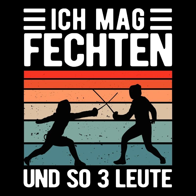 Fechten Lustiger Fechter Spruch Geschenkidee