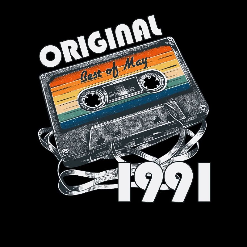 Cassette Mai 1991 Millésime 1991 Anniversaire 1991