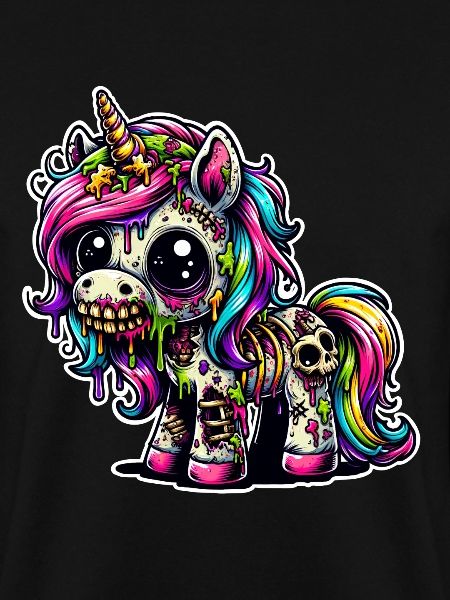 Einhorn Zombie Monster