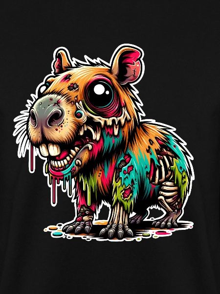 Capybara Zombie Monster