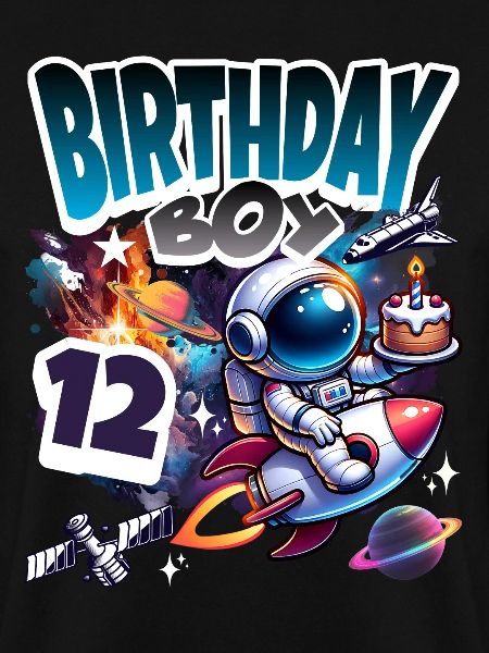 Astronaut 12th Birthday Space