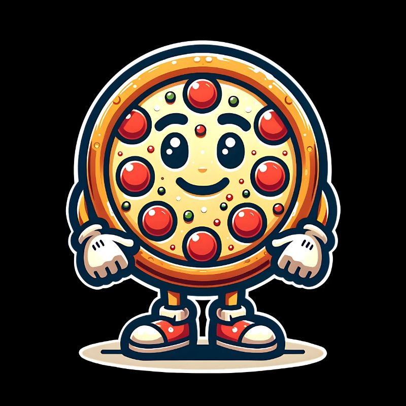 Mascotte de pizza