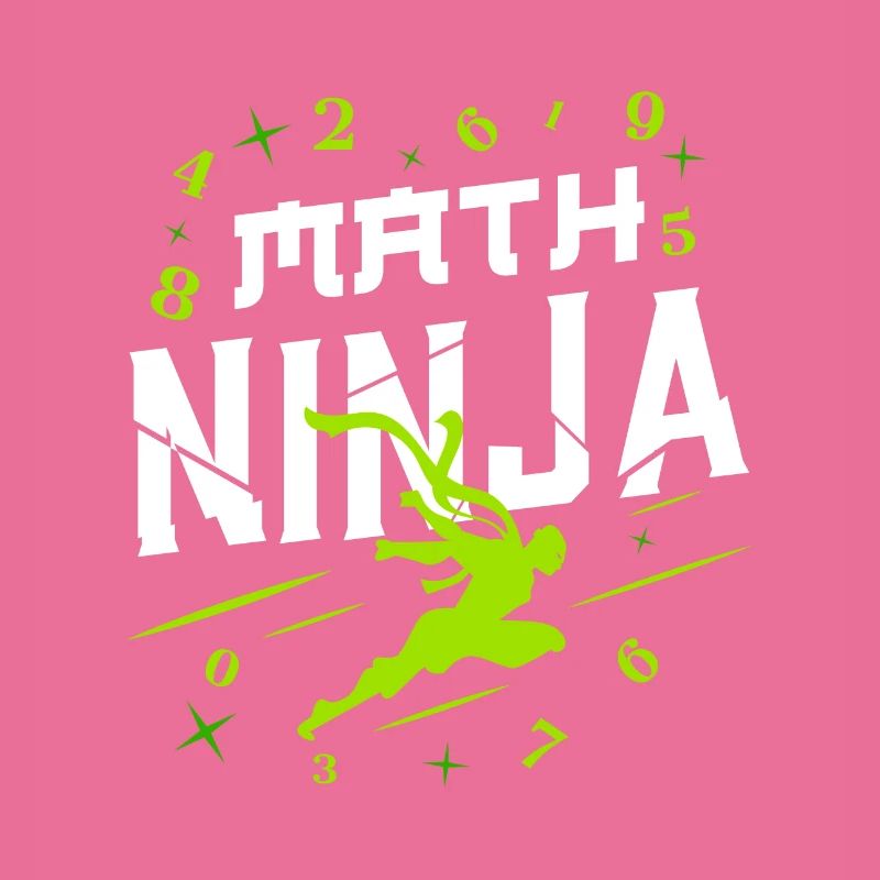 Math Ninja Math Kids Saying Pun Game