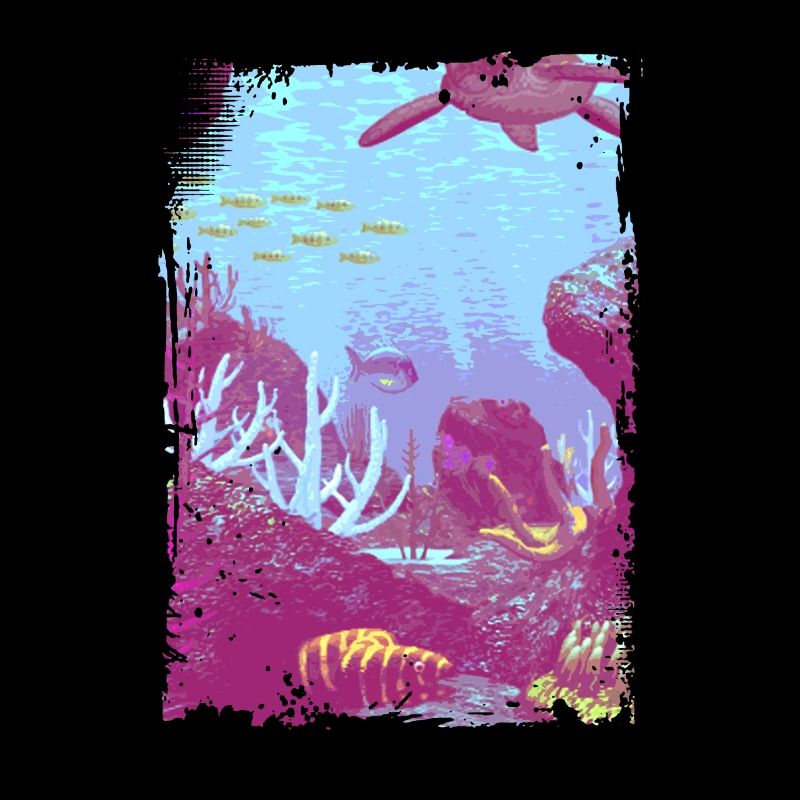 poisson marin sous l'eau corail