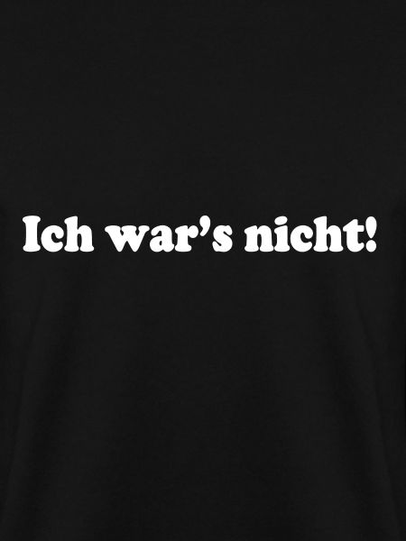 Ich wars nicht
