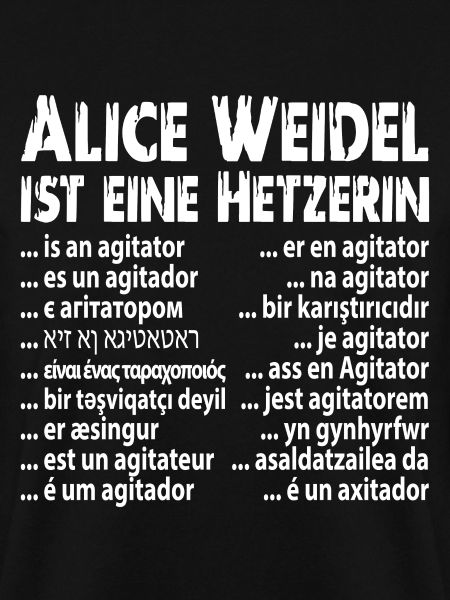 Hetzerin Alice Weidel
