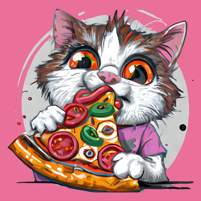 Pizza Katze