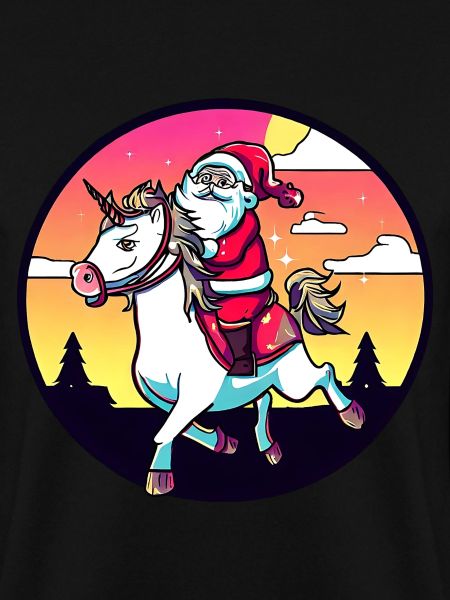 Einhorn Weihnachtsmann