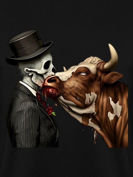 Gentlemen Zombie küsst Kuh
