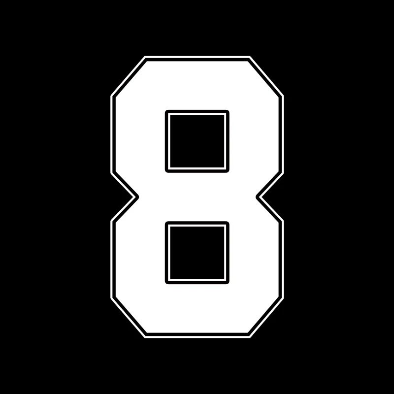 8 years old jersey number 8