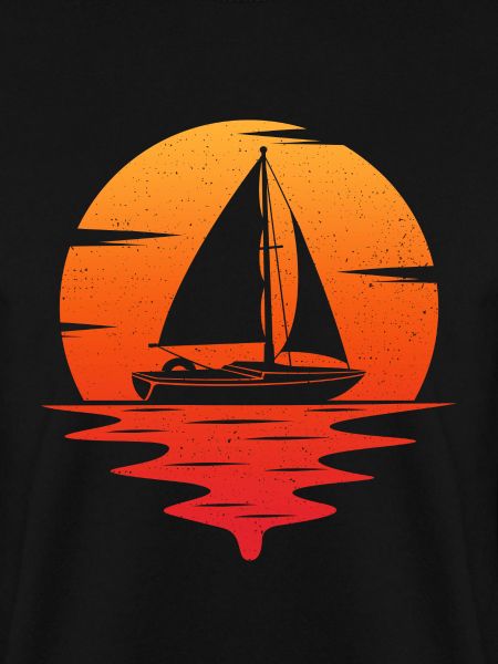 retro sailing sailboat