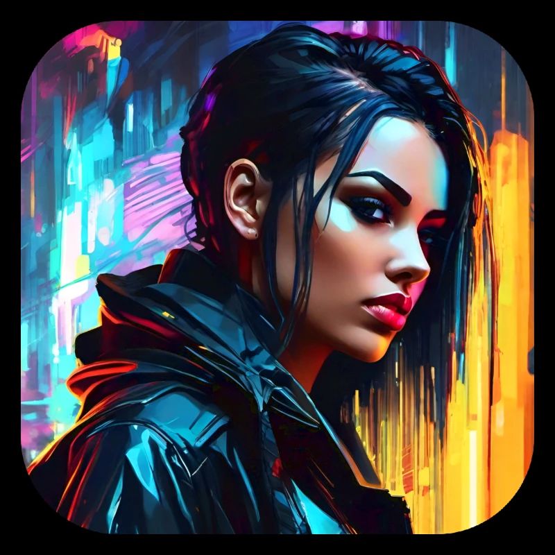 Fille Cool Goth Cyberpunk