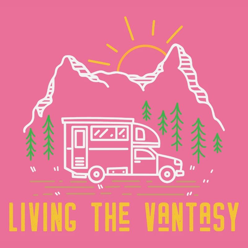 Camping Leben - Camper Camperin Wohnmobil