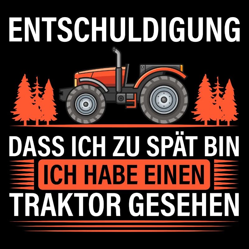 Ich habe einen Traktor gesehen