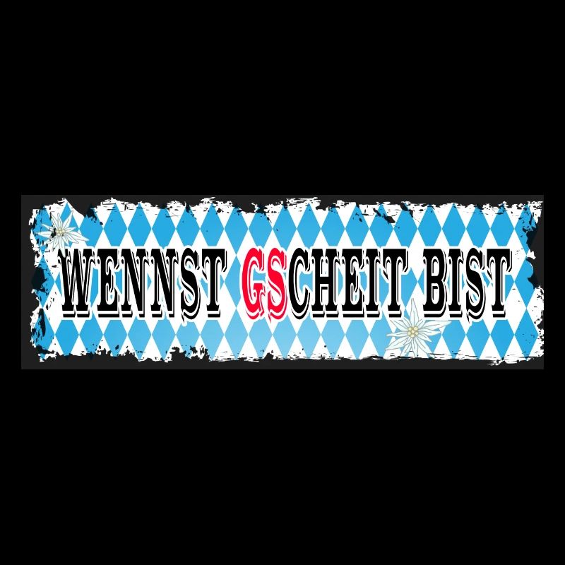 GS Abenteuer Boxer Motorrad bayrischer Spruch