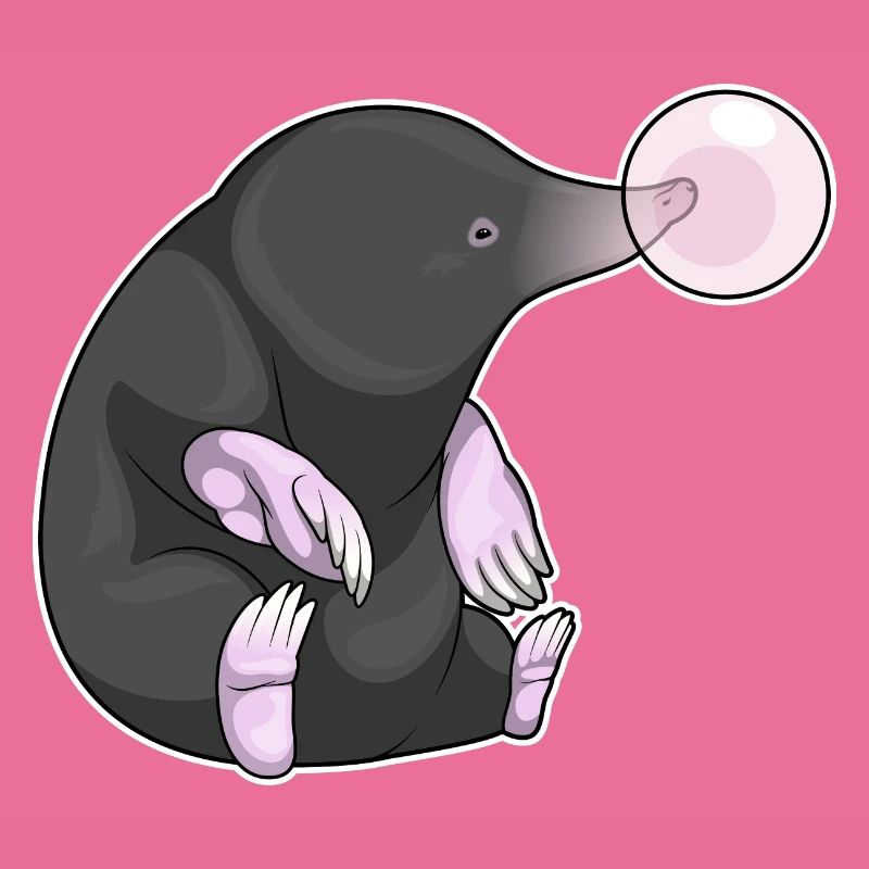 Mole chewing gum