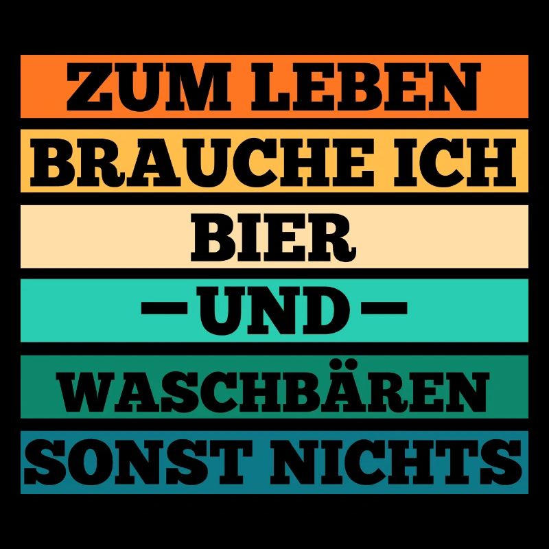 Bier Waschbär