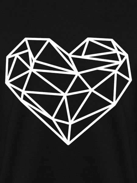 Heart Geometric Lines