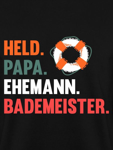 Rettungsschwimmer Papa Vater Bademeister