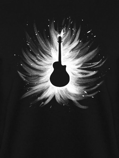 Splash Striche Gitarre