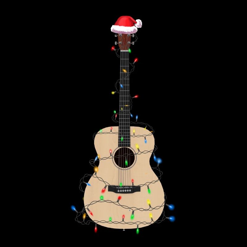 Weihnachten Gitarre Musiker Xmas Geschenkidee