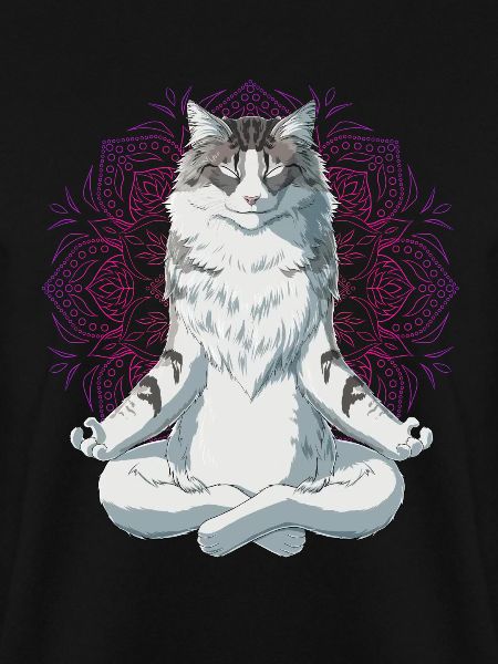 Norwegische Waldkatze Meditation
