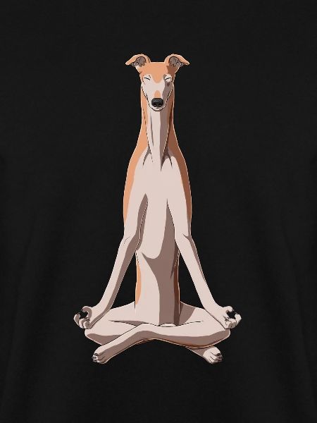 Meditating Greyhound Dog