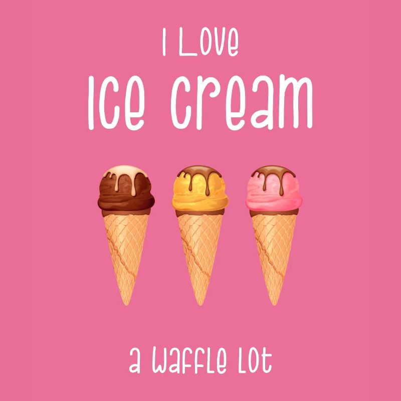 Eiscreme Eis Softeis Waffel Eisdiele Geschenk