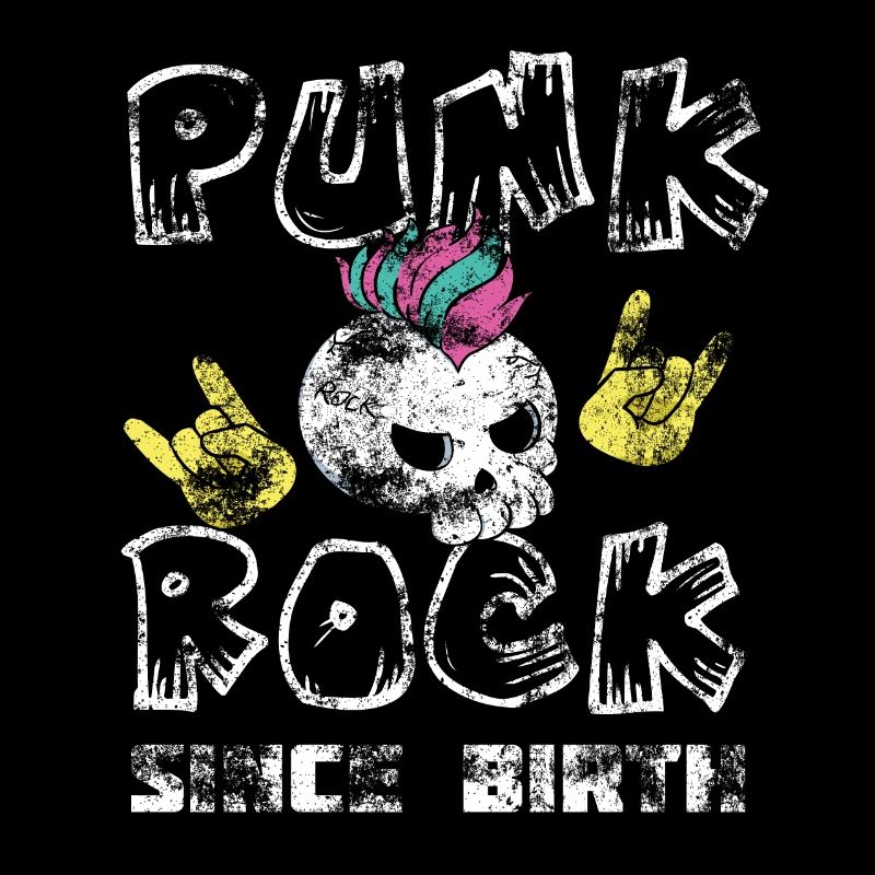 Punk rock punk punker musique rétro punks