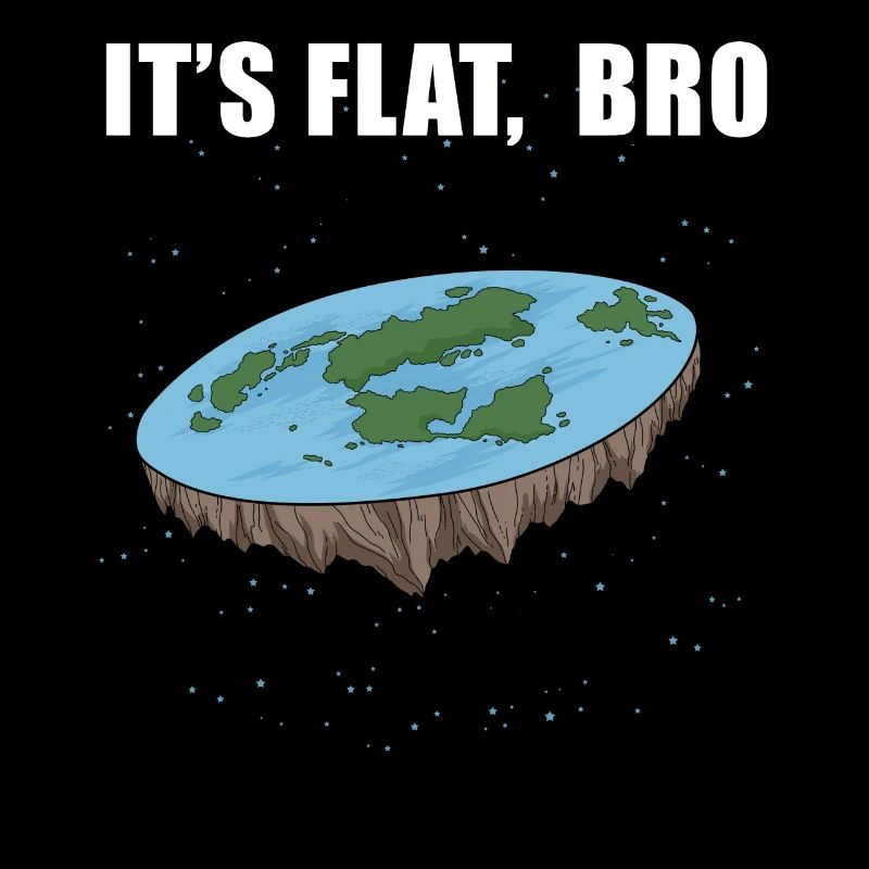Flat Earth T-Shirt Earth Slice The Earth Is Flat