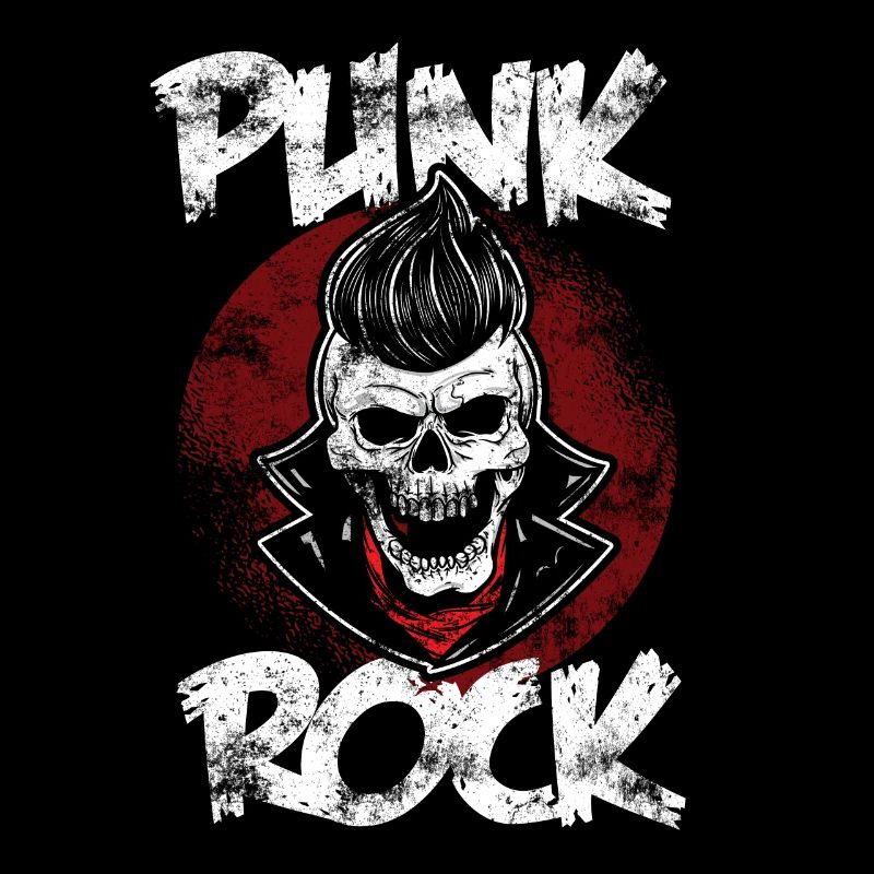 Punk Punrkocker Skull Punks Punk Music