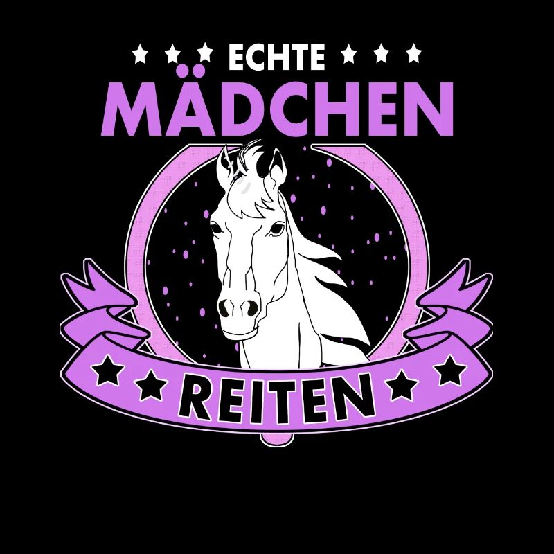 Echte Mädchen Reiten Pferde Reitsport