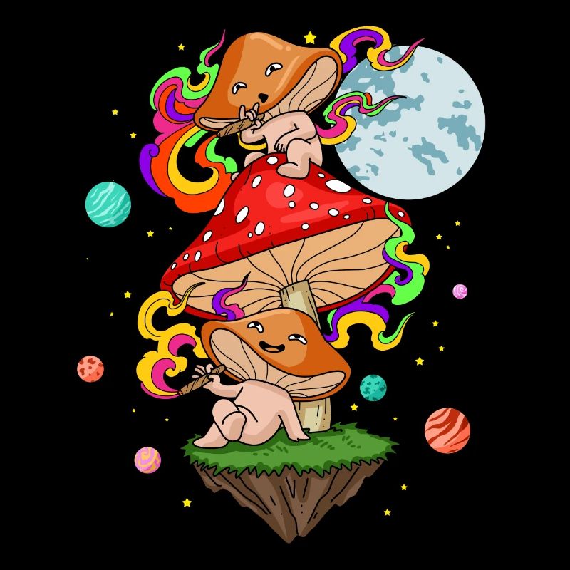 Chemise Champignon Magique Champignons Champignons Hallucinogènes