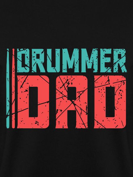 Drummer drums dad