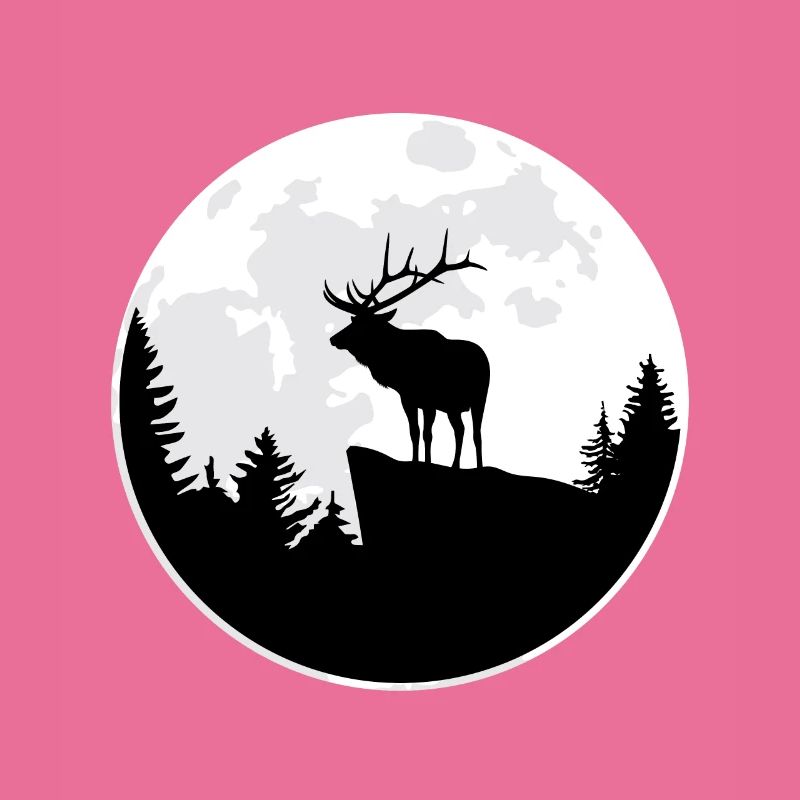 Moose Gift Deer Wild Nature Forest Deer