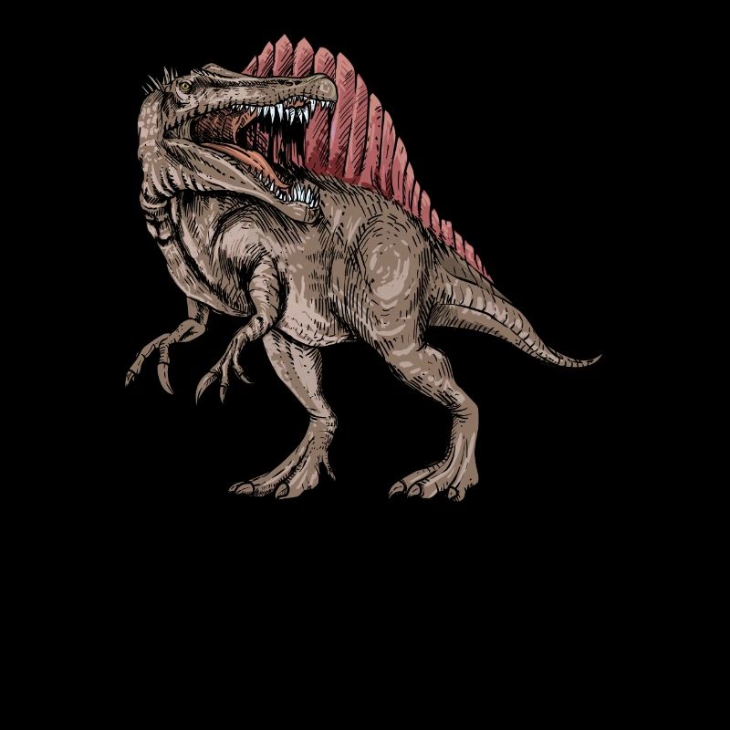 Spinosaurus I Thorn Lizard Crétacé Fossile