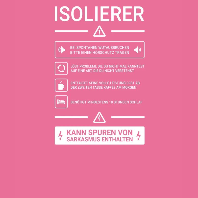 Isolierer I Isolierfacharbeiter oder
