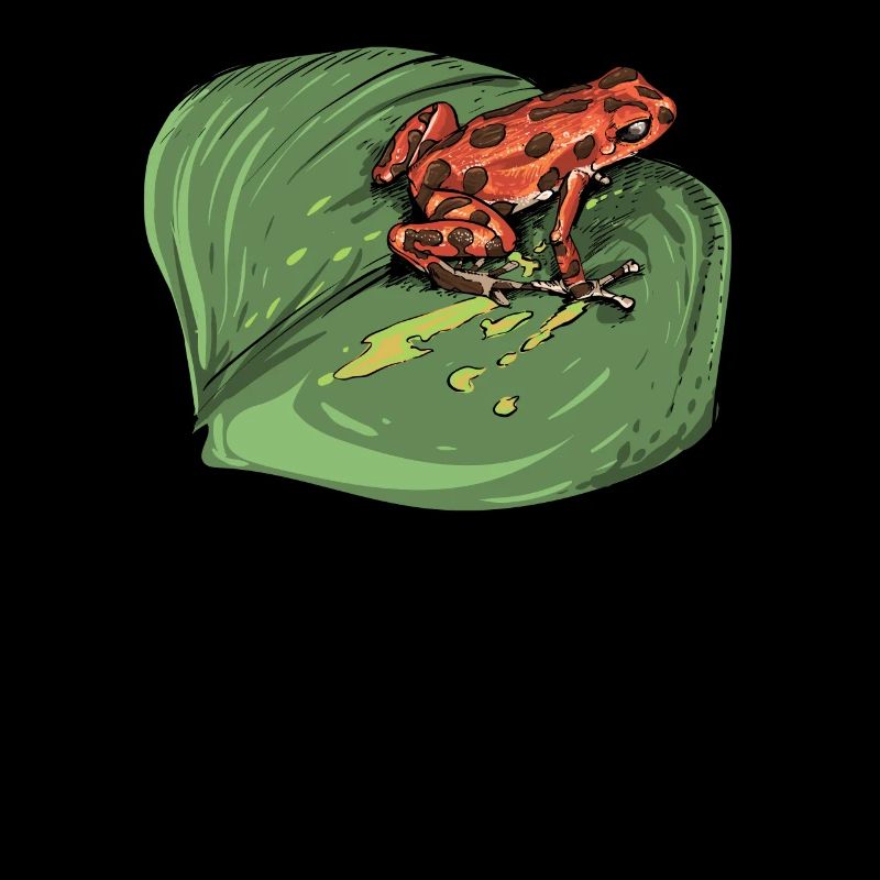 Poison Dart Frog I Toad Frog Motif pour amphibiens