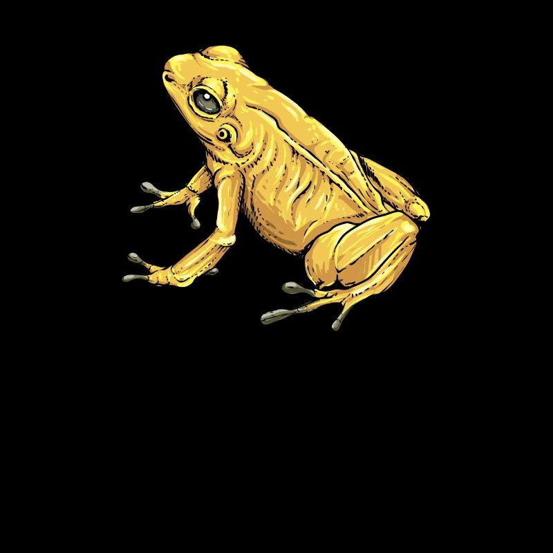 Poison Dart Frog I Toad Frog Motif for Amphibians