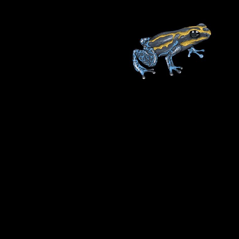 Poison Dart Frog I Toad Frog Motif for Amphibians