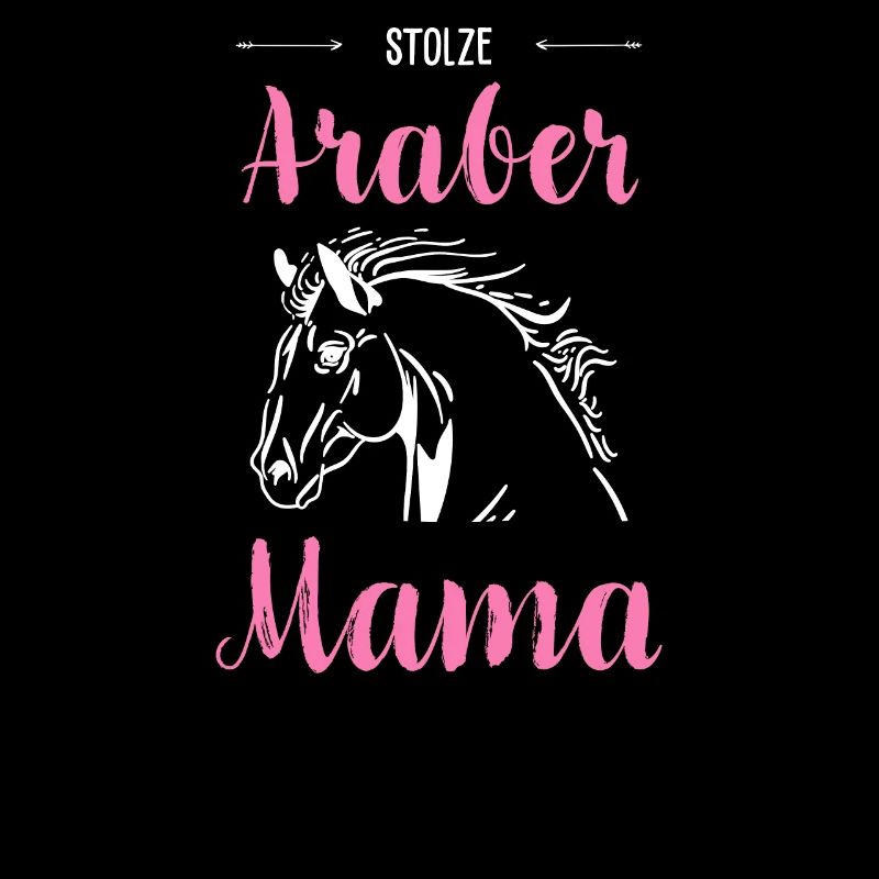 Arabe I Poney Cheval Dicton Motif pour Cavalier