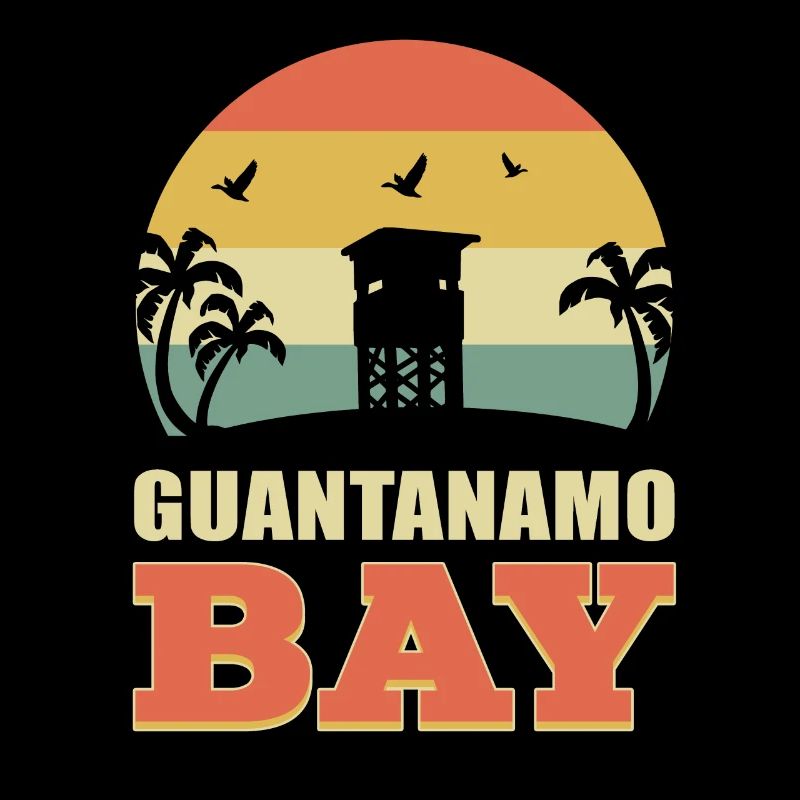 Guantanamo Bay GTMO Land Mine Barbed Wire Point