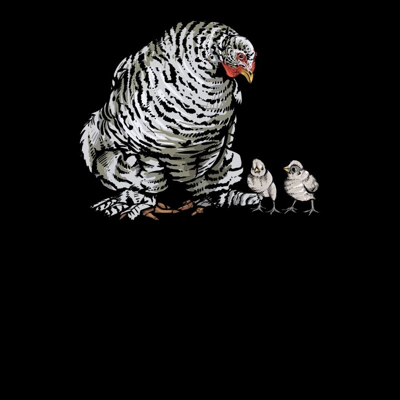 Brahma Chicken I Chicken Poultry Motif for