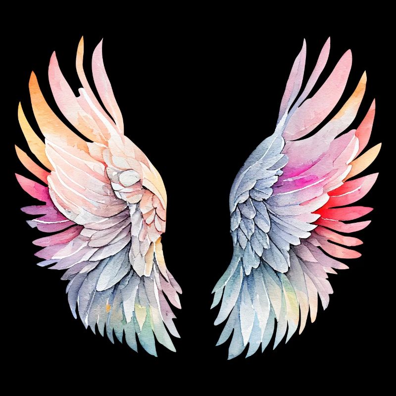 Ailes d'Ange Arc-en-ciel Angelwings