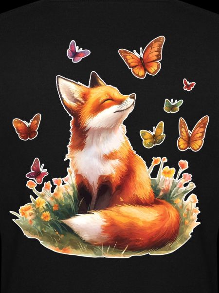 Fuchs mit Schmetterlingen