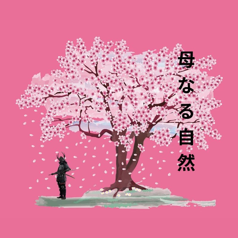Under the blossoming cherry tree